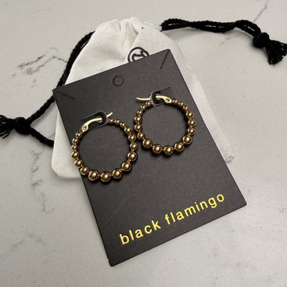 Black Flamingo - Bubbles Hoops