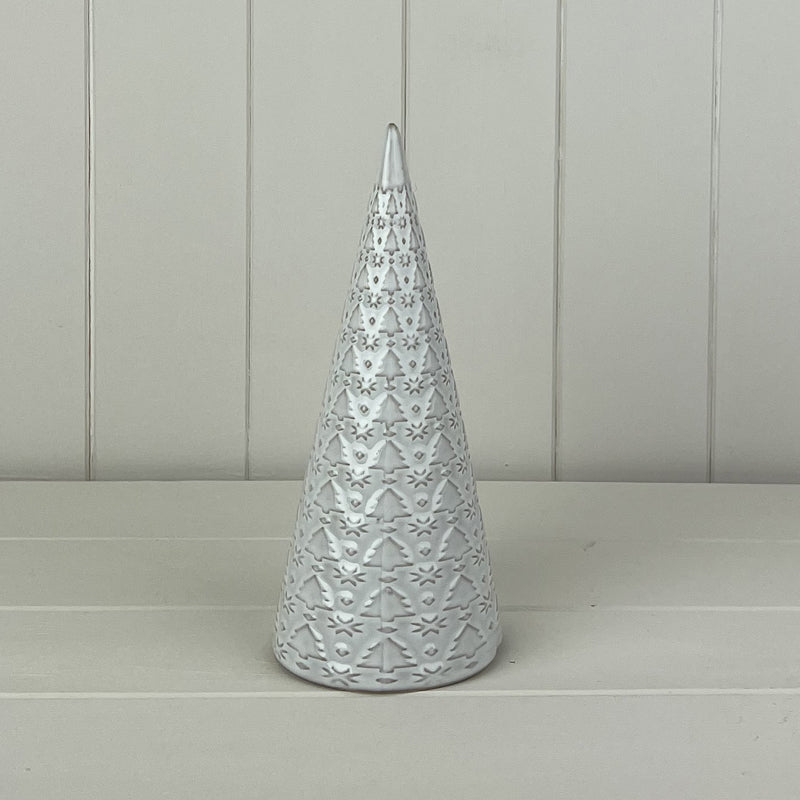 Glazed Ceramic Tree Ornament - 3 sizes