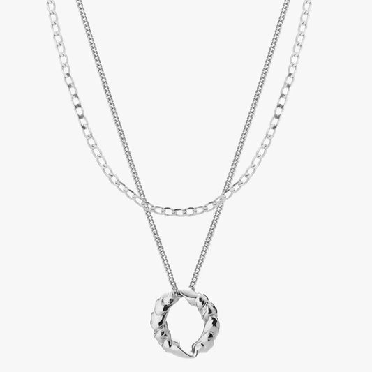 Ember Necklace in Silver - Tutti & Co.