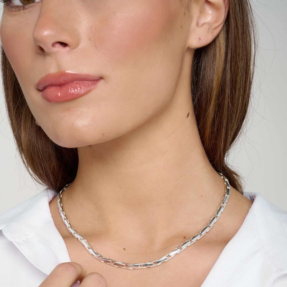 Refine Necklace in Silver - Tutti & Co.