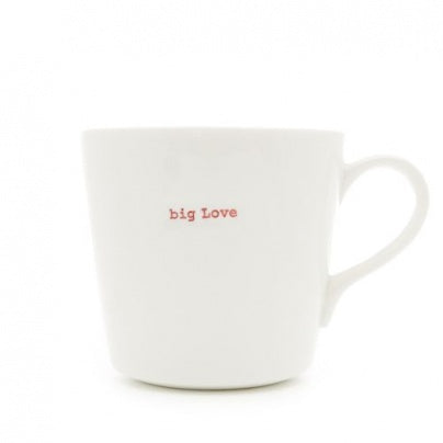 Keith Brymer Jones retro word range Large Bucket Mug 500ml "big Love"