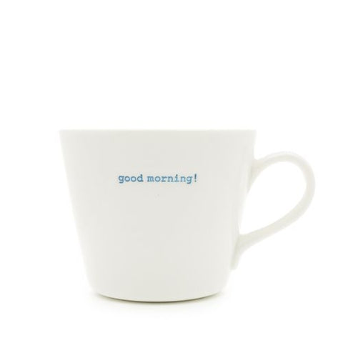 Keith Brymer Jones retro word range "good morning" mug