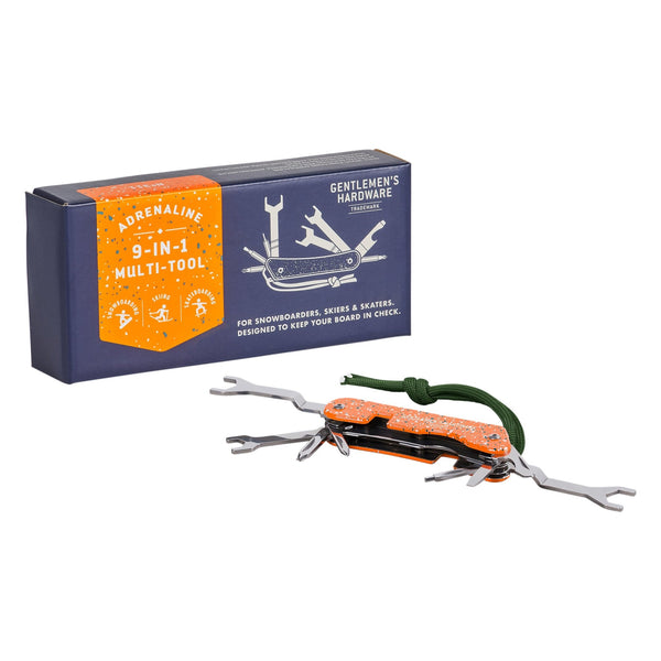 Adrenaline Multi Tool for skaters, snowboarders and skiers - black flamingo store