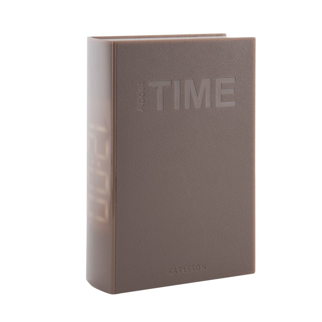 Alarm Clock Book in Warm Grey-black flamingo store