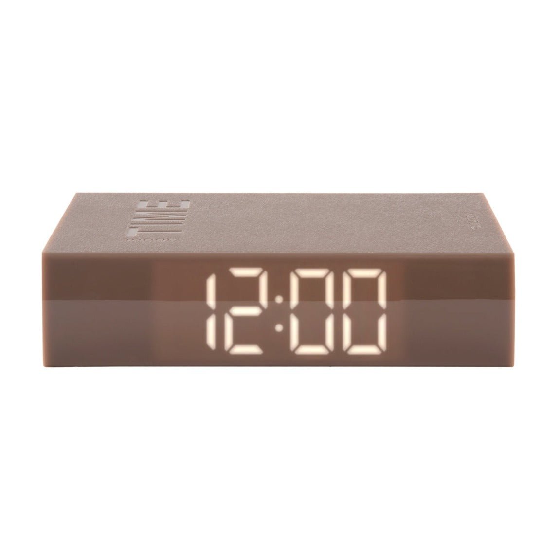 Alarm Clock Book in Warm Grey-black flamingo store