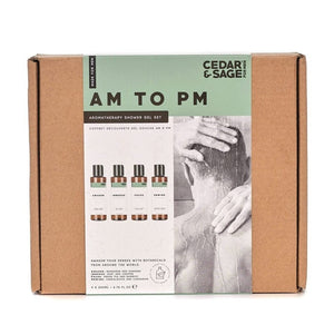 AM to PM Shower Gel Discovery Kit - black flamingo store