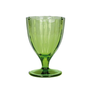 Amami goblet style glass in Meadow - black flamingo store