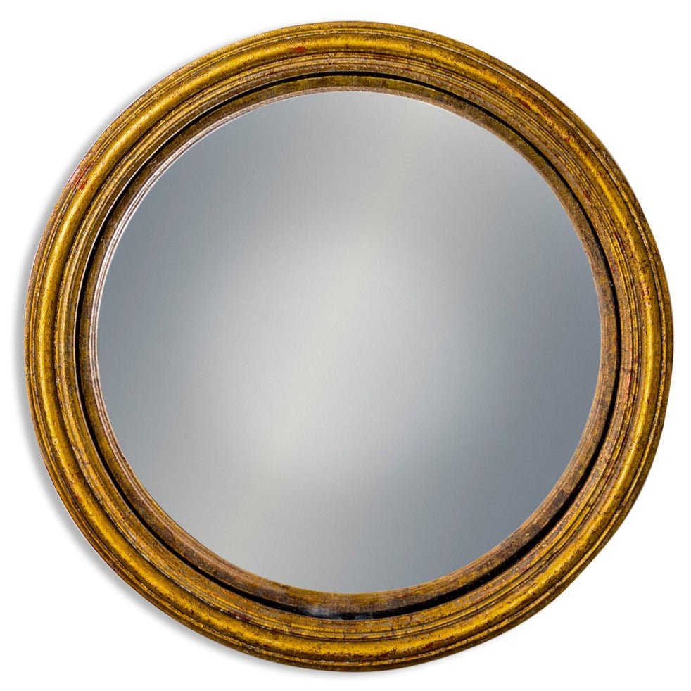 Antique Gold Framed Convex Mirrors -black flamingo store