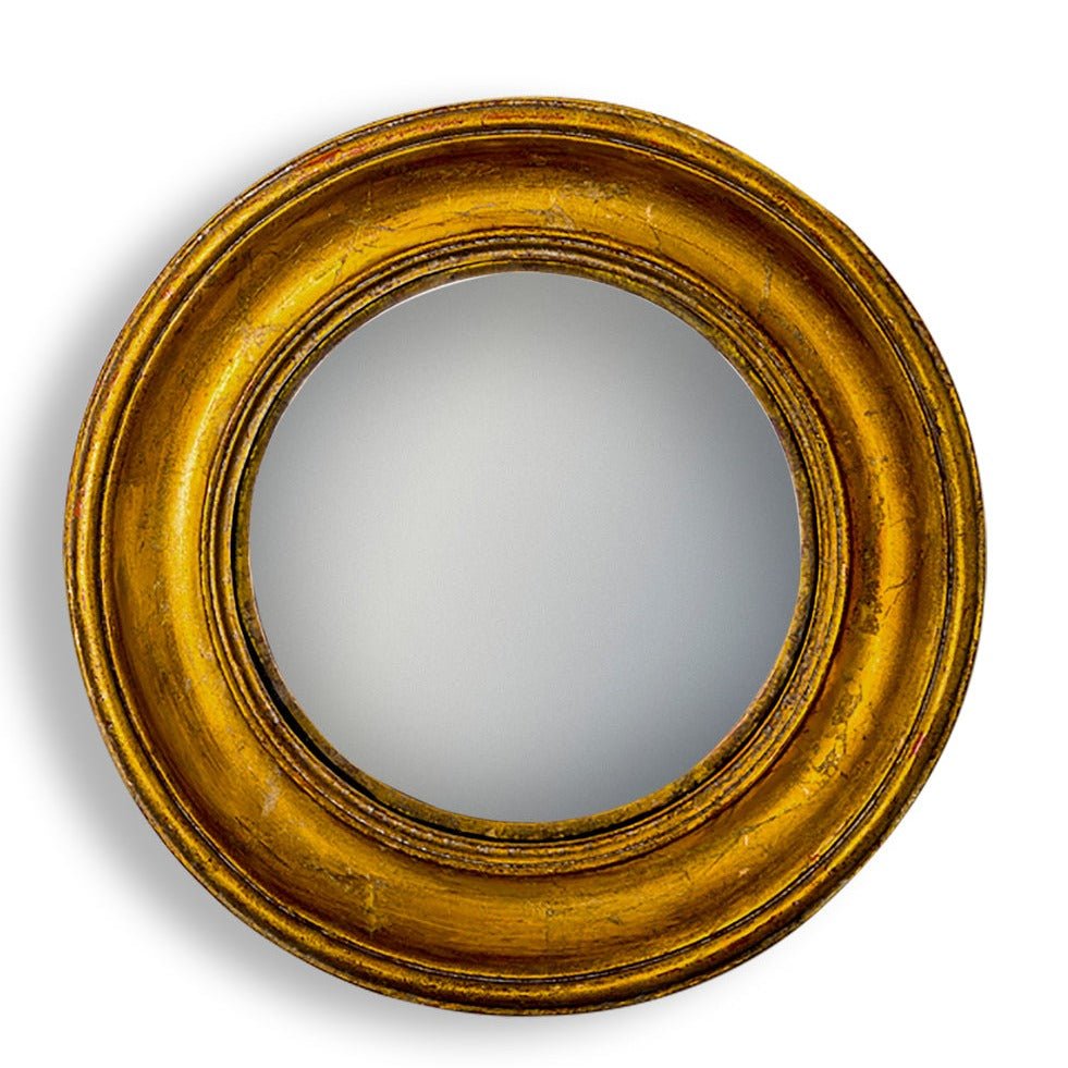 Antique Gold Framed Convex Mirrors - black flamingo store