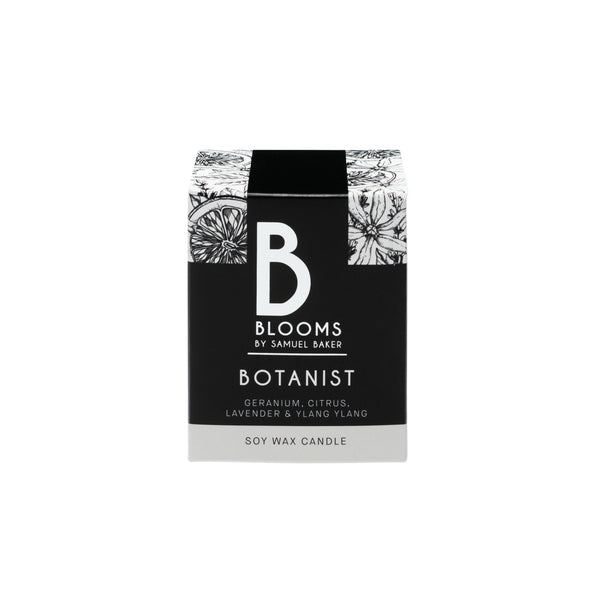 Blooms by Samuel Baker Soy Wax 3 wick Candle - Botanist - black flamingo store