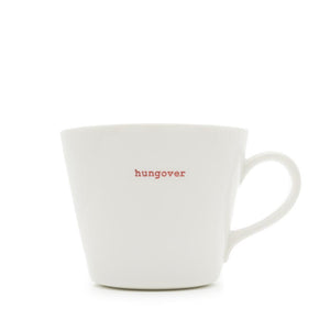 Keith Brymer Jones retro word range "hungover" mug - black flamingo store