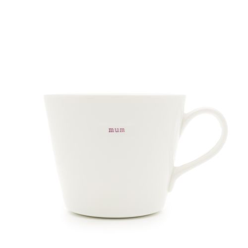 Keith Brymer Jones retro word range "mum" mug - black flamingo store