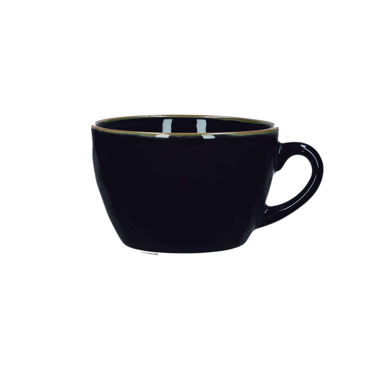 ROSE & TULIPANI CONCERTO (Blue Indigo ) Breakfast Cup - black flamingo store