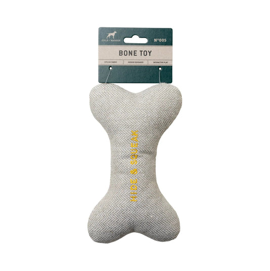 Squeaky Bone Toy - black flamingo store