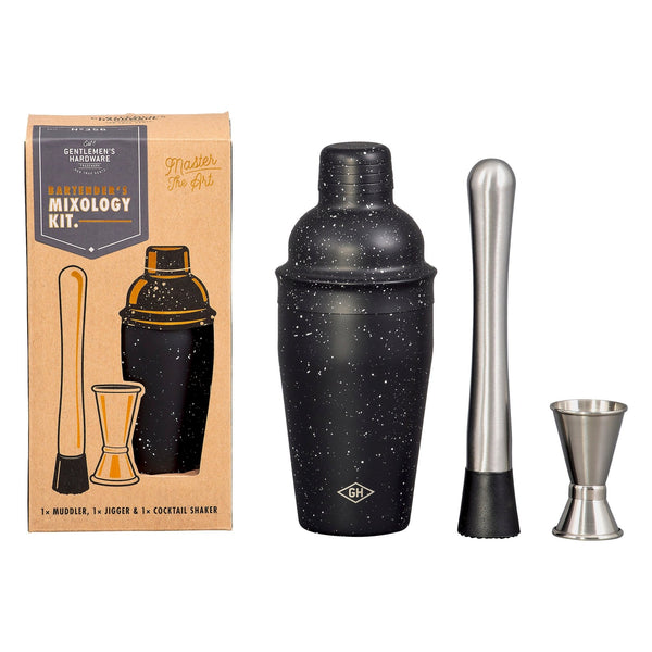 Stylish Bartenders Mixology Kit in Boxed Gift set - black flamingo store