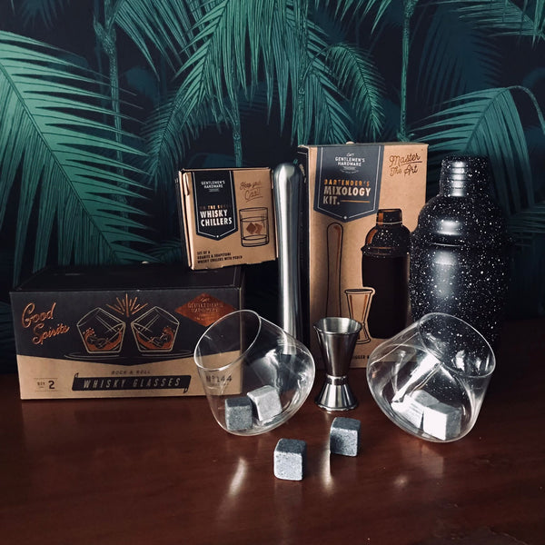 Stylish Bartenders Mixology Kit in Boxed Gift set - black flamingo store