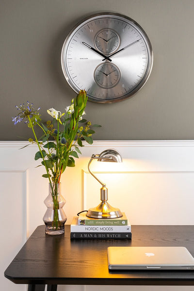 Wall Clock With Multiple Time - black flamingo store