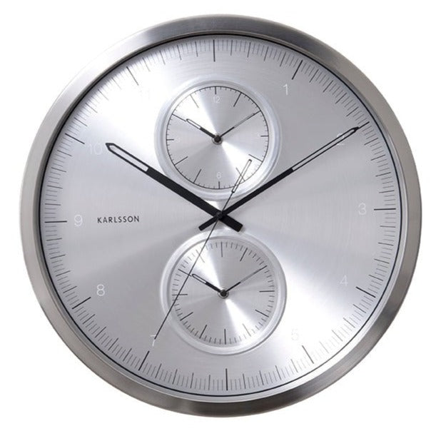 Wall Clock With Multiple Time - black flamingo store